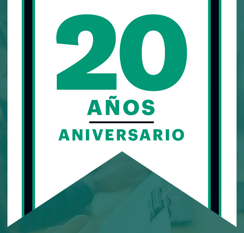 Logo aniversario 20 años